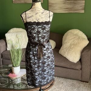 Jones New York Black Sheath Cocktail Dress, Size 10P